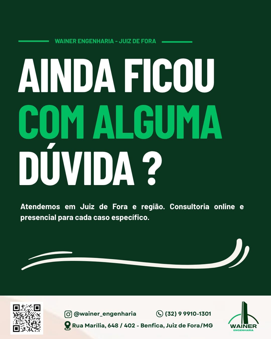 Ainda ficou com alguma dúvida? Atendemos em Juiz de Fora e região, com consultoria online e presencial para cada caso específico.