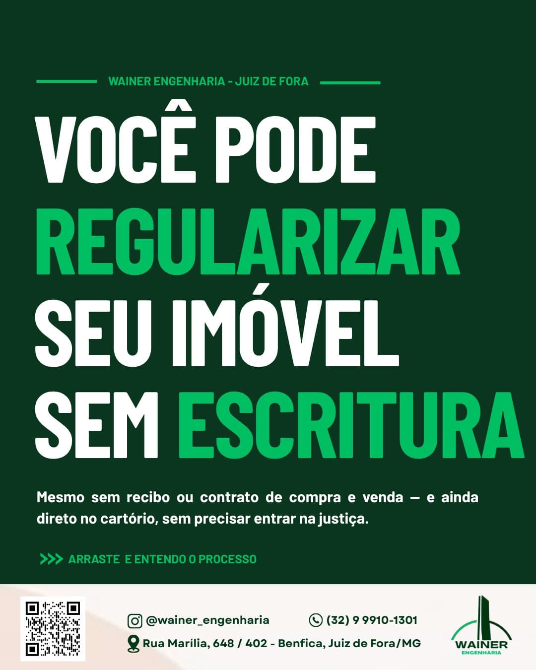 Você pode regularizar seu imóvel sem escritura. Mesmo sem recibo ou contrato de compra e venda — e ainda direto no cartório, sem precisar entrar na justiça.
